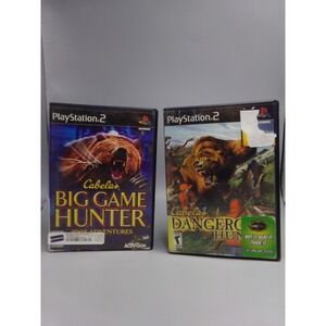 Playstation 2 PS2 Cabelas Big Game Hunter 2005 Adventures Dangerous Hunts  Lot